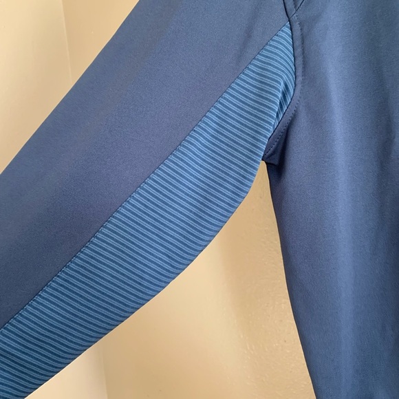 Pebble Beach Men's 1/4 Zip Pullover Golf Shirt Size Medium Dusty Blue - Picture 3 of 7